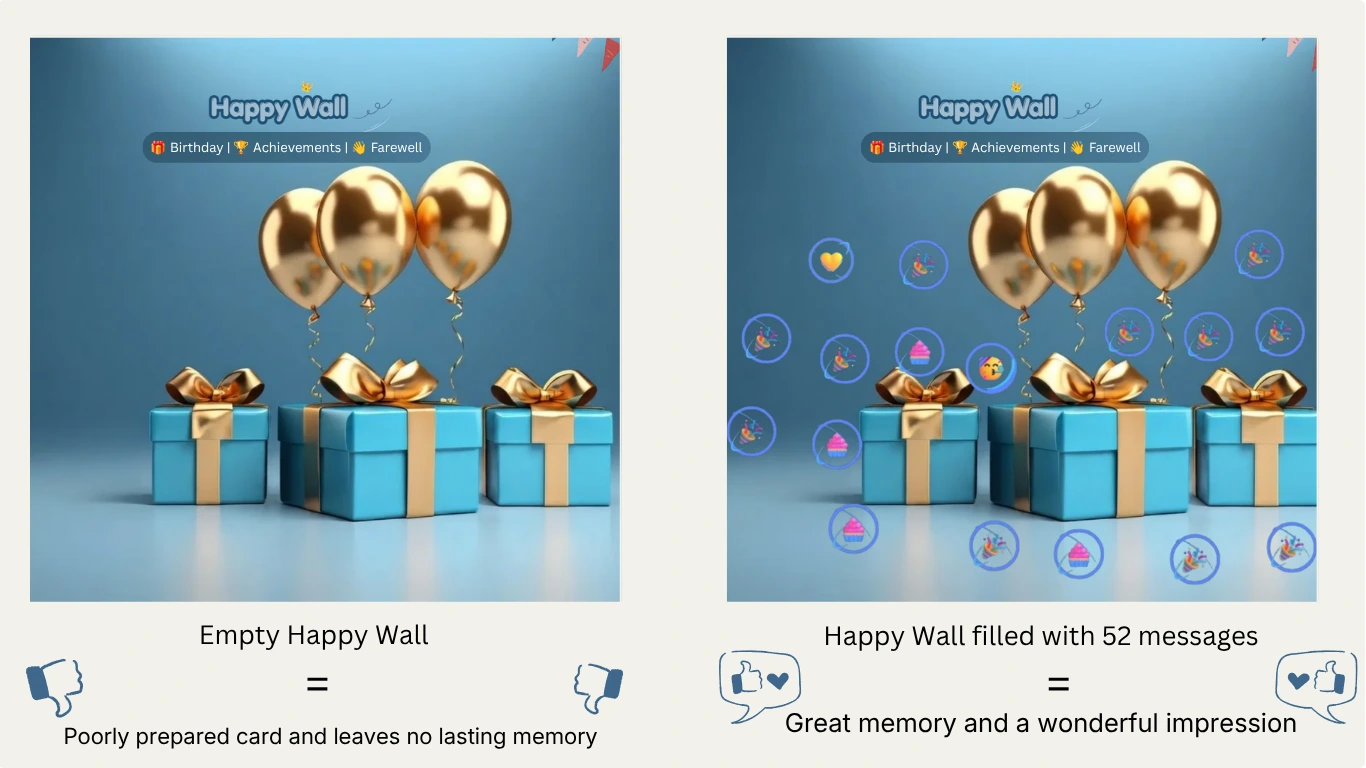 A Happy Wall that works next to one that flopped